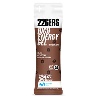 226Ers High Energy Gel Caffeine, żel energetyczny z kofeiną, espresso coffe, 76 g KRÓTKA DATA - zdjęcie produktu