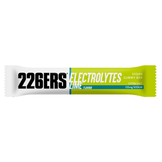 226Ers Vegan Gummy Bar Electrolyte, żelowy baton energetyczny z elektrolitami, lime, 30 g KRÓTKA DATA - zdjęcie produktu
