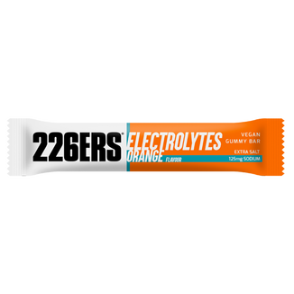 226Ers Vegan Gummy Bar Electrolyte, żelowy baton energetyczny z elektrolitami, orange, 30 g - zdjęcie produktu