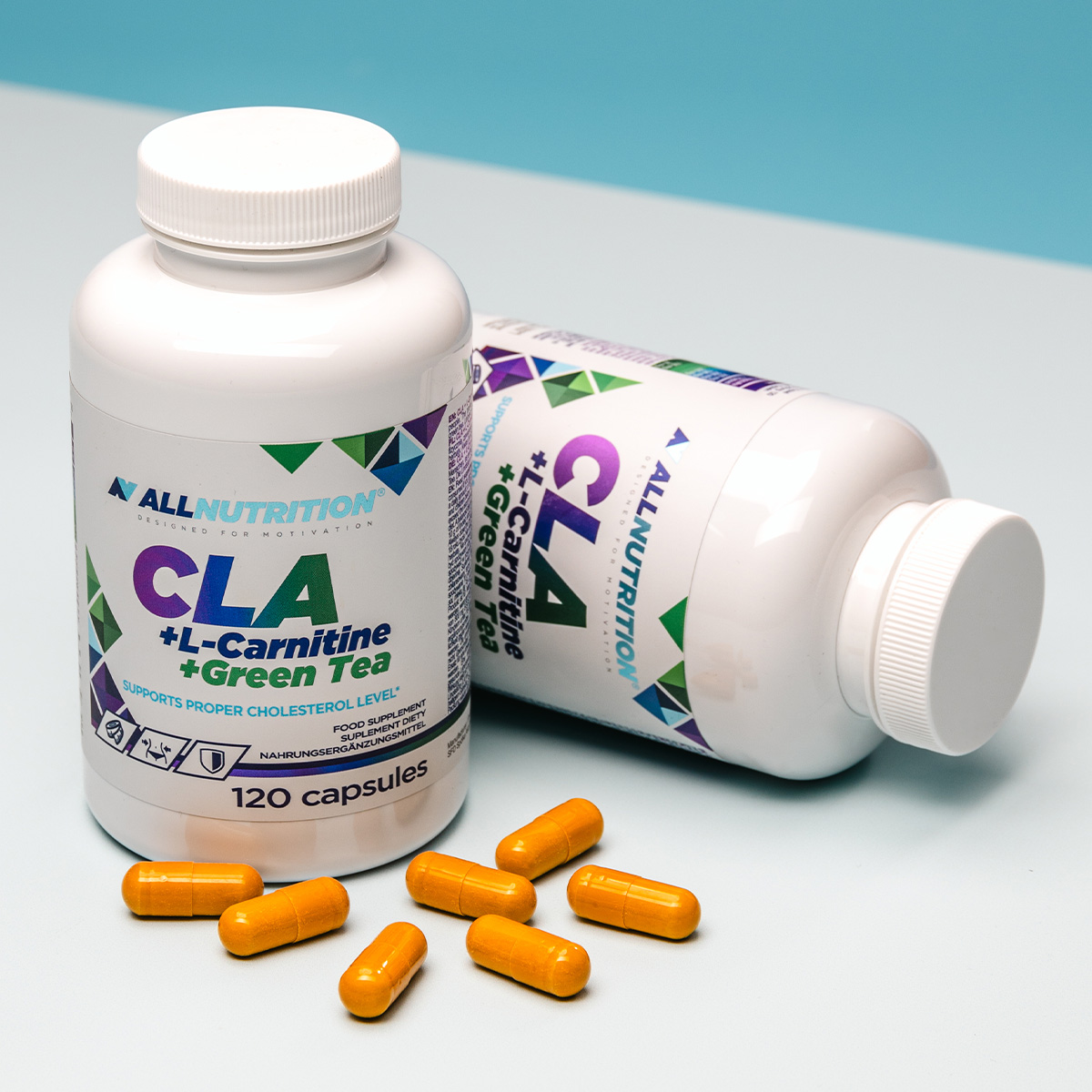 allnutrition cla l carnitine green tea Allnutrition CLA + L-Carnitine + Green Tea, 120 kapsułek - cena