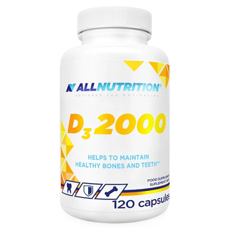 Allnutrition Vit D3 2000, witamina D 50 μg, 120 kapsułek - zdjęcie produktu