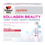 Doppelherz System Kollagen Beauty, smak malina i jagoda, 25 ml x 30 ampułek - miniaturka zdjęcia produktu