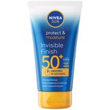 Nivea Sun Invisible Finish, nawilżający balsam do opalania, SPF 50+, 150 ml - miniaturka zdjęcia produktu