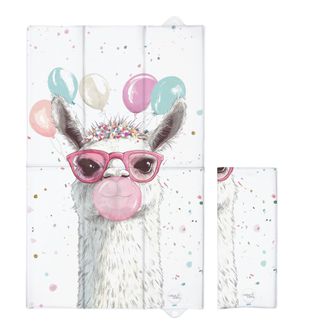 Ceba Baby, składana mata do przewijania, Crazy Lama, 50 x 80 cm USZKODZONE OPAKOWANIE - zdjęcie produktu