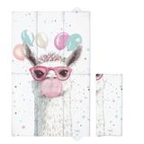 Ceba Baby, składana mata do przewijania, Crazy Lama, 50 x 80 cm - miniaturka zdjęcia produktu