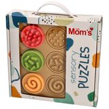 Mom's Care, puzzle sensoryczne kółeczka, 3 sztuk - miniaturka zdjęcia produktu