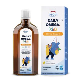 Osavi Marine Daily Omega Kids, naturalny aromat cytrynowy, 250 ml - zdjęcie produktu