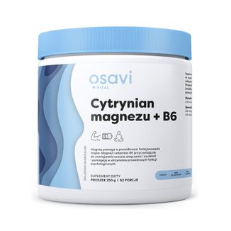 Osavi Vital Cytrynian Magnezu + B6, proszek, 250 g - zdjęcie produktu