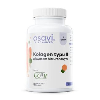 Osavi Advanced Kolagen Typu II z Kwasem Hialuronowym, 60 kapsułek - zdjęcie produktu