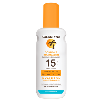 Kolastyna, emulsja do opalania w sprayu, SPF 15, 200 ml - zdjęcie produktu