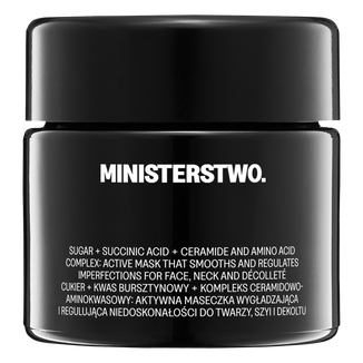 Ministerstwo Dobrego Mydła Cukier, wygładzająca maska do twarzy, 100 ml KRÓTKA DATA - zdjęcie produktu