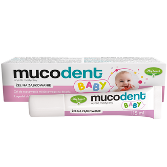 Mucodent Baby, żel na ząbkowanie, 15 ml - zdjęcie produktu