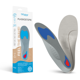 FootWave Płaskostopie, wkładki ortopedyczne, Medium, 42-43, 1 para - zdjęcie produktu