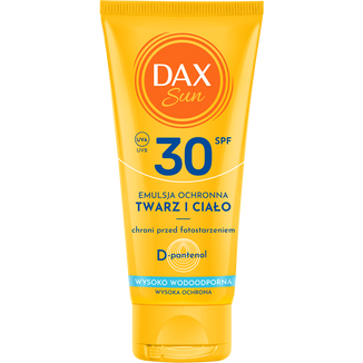 DAX Sun, emulsja ochronna, twarz i ciało, SPF 30, 50 ml - zdjęcie produktu