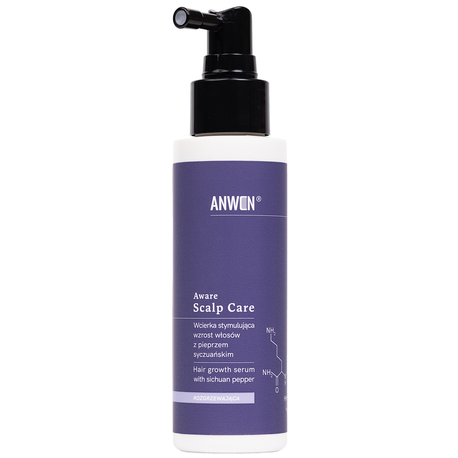 Nieznana Anwen Aware Scalp Care, wcierka stymulująca wzrost włosów, z pieprzem syczuańskim, 100 ml — Inhaltsstoffe und Bewertung