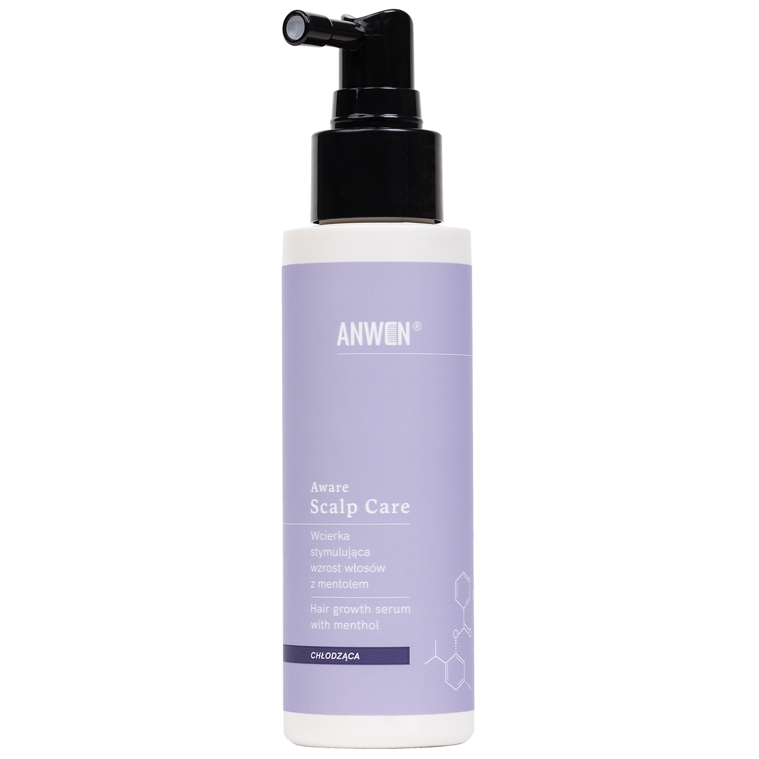 Nieznana Anwen Aware Scalp Care, wcierka stymulująca wzrost włosów, z mentolem, 100 ml — Inhaltsstoffe und Bewertung