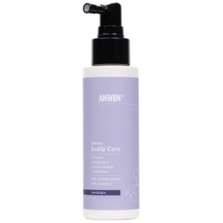 Anwen Aware Scalp Care, wcierka stymulująca wzrost włosów, z mentolem, 100 ml - zdjęcie produktu