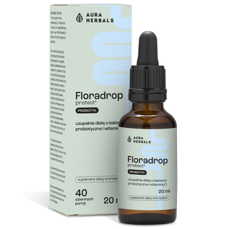 Aura Herbals Floradrop protect, probiotyk, 20 ml - zdjęcie produktu