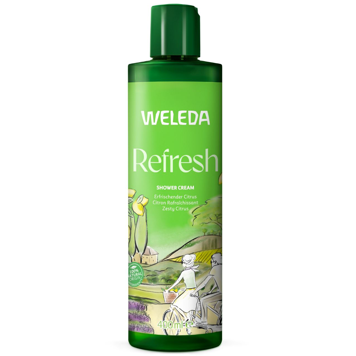 Nieznana Weleda Refresh, kremowy płyn pod prysznic z cytrusami, 400 ml — Inhaltsstoffe und Bewertung