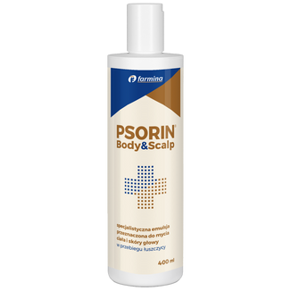 Psorin Body&Scalp, specjalistyczna emulsja do mycia ciała i głowy w przebiegu łuszczycy, 400 ml - zdjęcie produktu