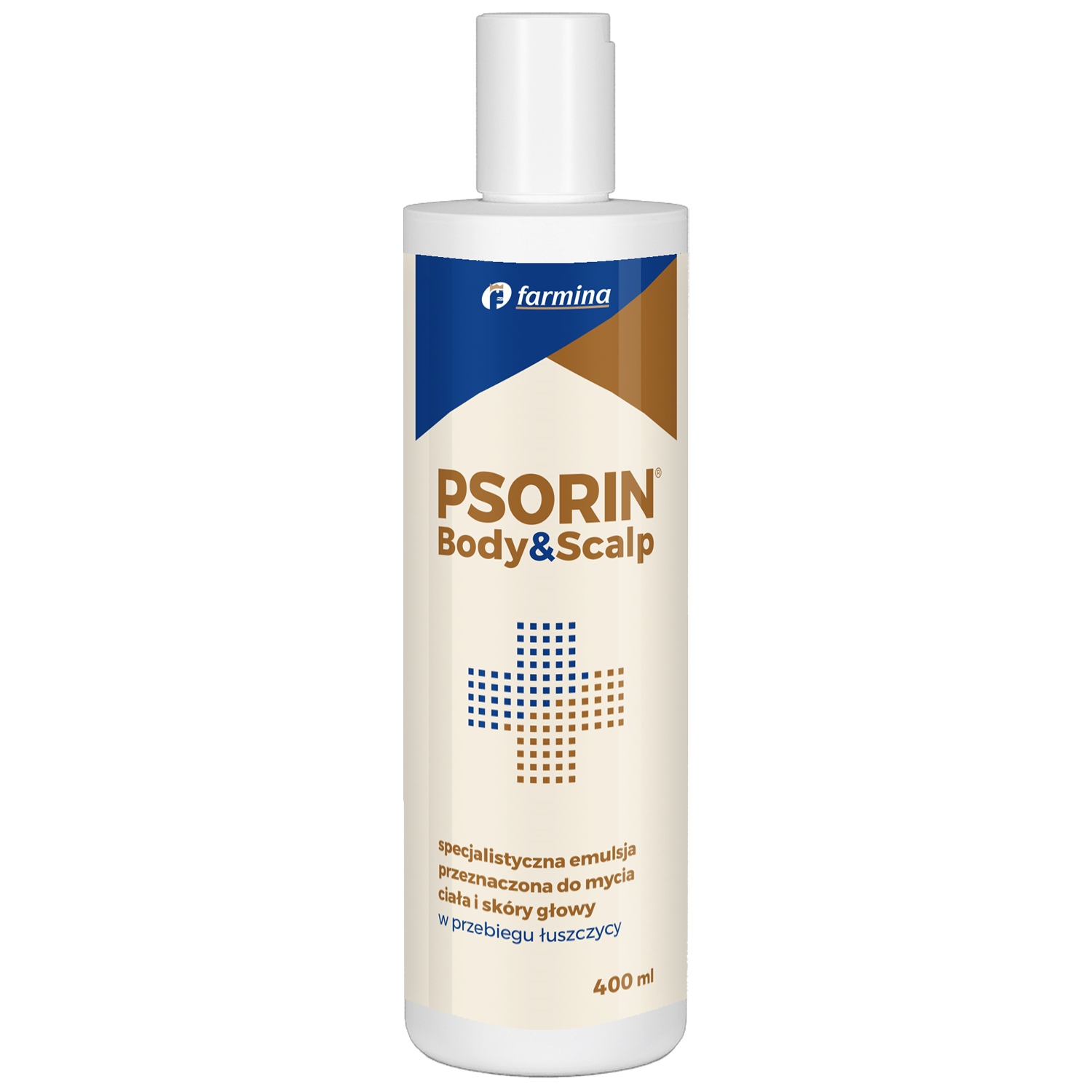 Nieznana Psorin Body&Scalp, specjalistyczna emulsja do mycia ciała i głowy w przebiegu łuszczycy, 400 ml — Składniki i ocena