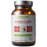 Biowen Witaminy D3 + K2MK7, 90 kapsułek Biowen Witaminy D3 + K2MK7, 90 kapsułek - miniaturka zdjęcia produktu