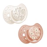 Lovi, smoczek uspokajający, silikonowy, dynamiczny, Blossom Ivory, 0-6 miesięcy, 2 sztuki - miniaturka zdjęcia produktu
