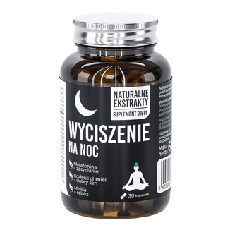 Noble Health Wyciszenie Na Noc, 30 kapsułek Noble Health Wyciszenie Na Noc, 30 kapsułek - zdjęcie produktu