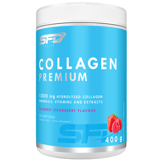 SFD Collagen Premium, smak truskawkowo-malinowy, 400 g - zdjęcie produktu