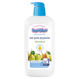Bambino Rodzina, żel pod prysznic, gruszka, 1l USZKODZONE OPAKOWANIE - zdjęcie produktu