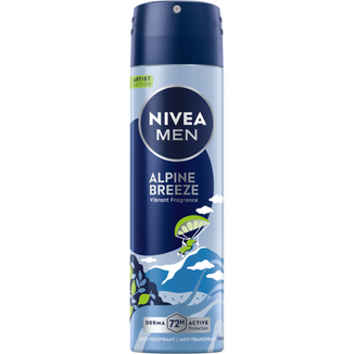 Nivea Men, antyperspirant w sprayu, Alpine Breeze, 150 ml - zdjęcie produktu