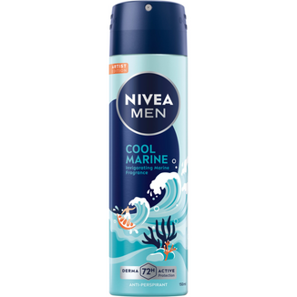 Nivea Men, antyperspirant w sprayu, Cool Marine, 150 ml - zdjęcie produktu