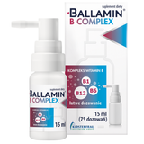 Ballamin B Complex, spray podjęzykowy, 15 ml - miniaturka zdjęcia produktu
