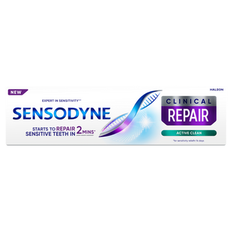 Sensodyne Clinical Repair Active Clean, pasta do zębów nadwrażliwych, 75 ml - zdjęcie produktu