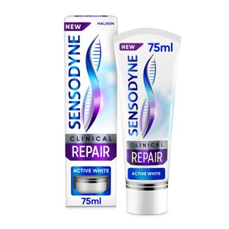Sensodyne Clinical Repair Active White, wybielająca pasta do zębów, 75 ml USZKODZONE OPAKOWANIE - zdjęcie produktu
