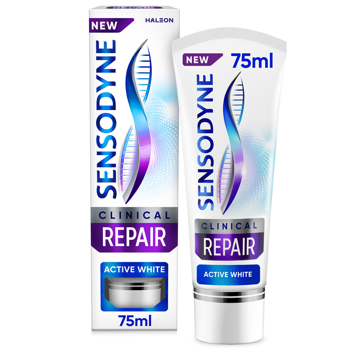 Sensodyne Sensodyne Clinical Repair Active White, aufhellend Zahnpasta, 75 ml — Inhaltsstoffe und Bewertung