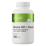 OstroVit Betaine HCl + Pepsin, 100 kapsułek - miniaturka zdjęcia produktu