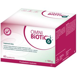 OmniBiotic 6, proszek, 3 g x 60 saszetek - zdjęcie produktu