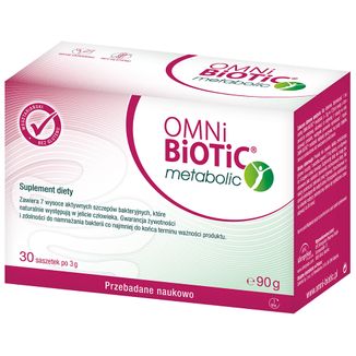 OmniBiotic Metabolic, proszek, 3 g x 30 saszetek - zdjęcie produktu