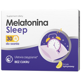 Melatonina Sleep, smak cytrynowy, 30 tabletek do ssania Melatonina Sleep, smak cytrynowy, 30 tabletek do ssania - miniaturka zdjęcia produktu