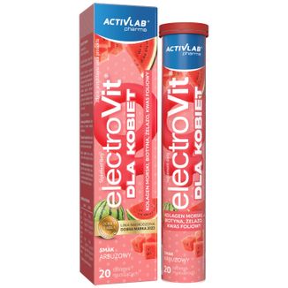 Activlab ElectroVit dla kobiet, smak arbuzowy, 20 tabletek musujących - zdjęcie produktu