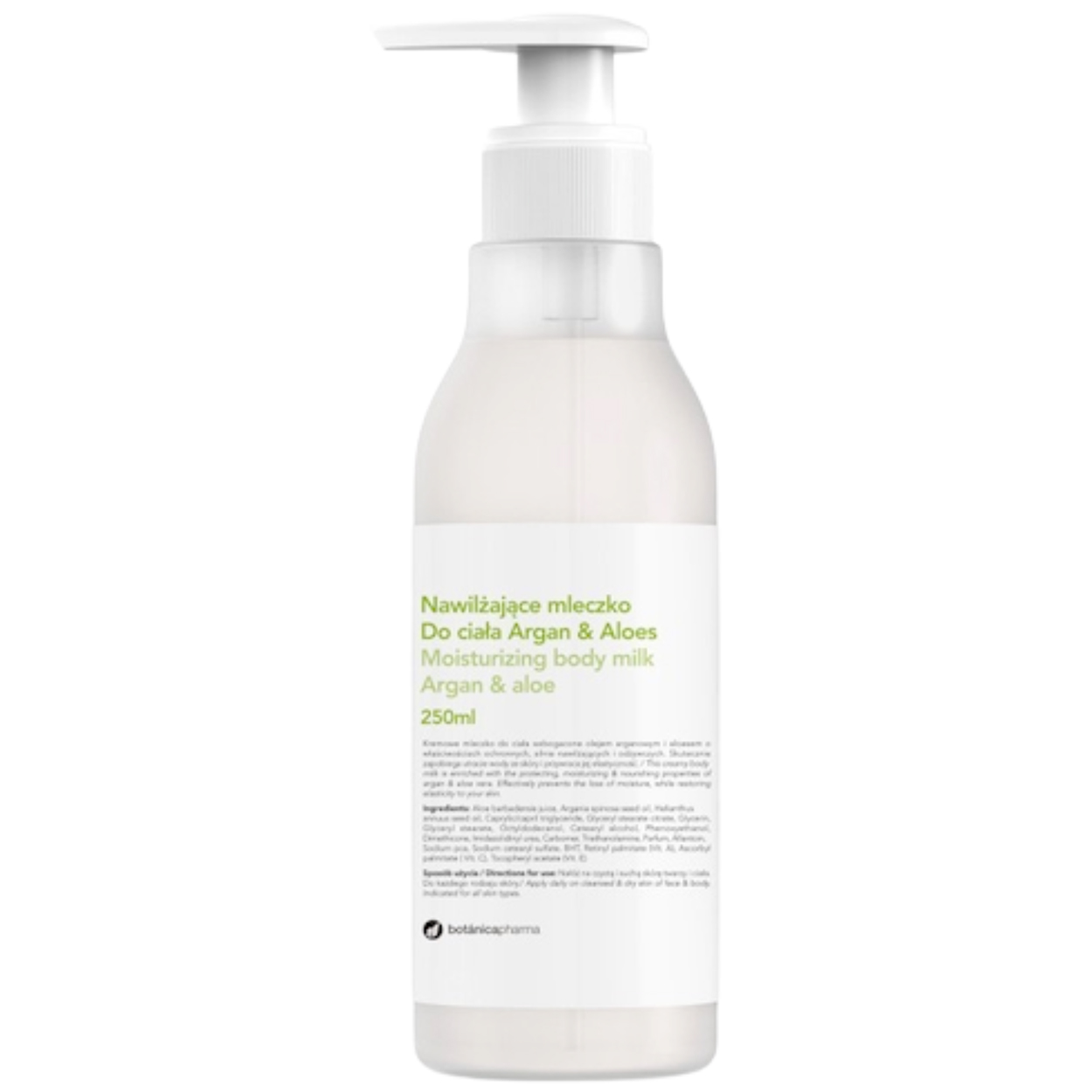 Botanicapharma Botanicapharma, feuchtigkeitsspendend Körpermilch, argan und Aloe Vera, 250 ml — Inhaltsstoffe und Bewertung
