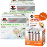 Zestaw Doppelherz System Ceramide Beauty, owocowy smak mango i marakui, 2 x 30 ampułek + Shots Odporność, płyn, smak wieloowocowy, 25 ml x 20 ampułek gratis - miniaturka zdjęcia produktu