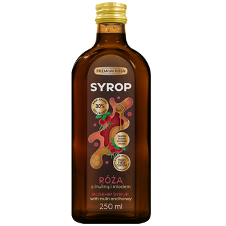 Premium Rosa Syrop Malina z inuliną i miodem, 250 ml - zdjęcie produktu