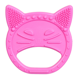 Luu Kids, gryzak sensoryczny, Luuisa the cat, różowy, po 4 miesiącu, 1 sztuka - miniaturka zdjęcia produktu