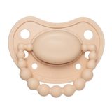 Luu Kids, smoczek uspokajający, pozycjonujący, silikonowy, Cookie Beige, 0-3 miesiące, 1 sztuka - miniaturka zdjęcia produktu