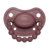 Luu Kids, smoczek uspokajający, pozycjonujący, silikonowy, Moroccan Pink, 0-3 miesiące, 1 sztuka - miniaturka zdjęcia produktu