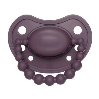 Luu Kids, smoczek uspokajający, pozycjonujący, silikonowy, Sweet Plum, 3-6 miesięcy, 1 sztuka - zdjęcie produktu