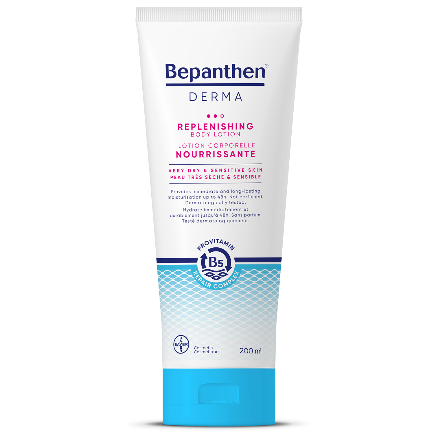 Bepanthen Bepanthen Derma Replenishing, tief pflegend Körperlotion, 200 ml — Inhaltsstoffe und Bewertung