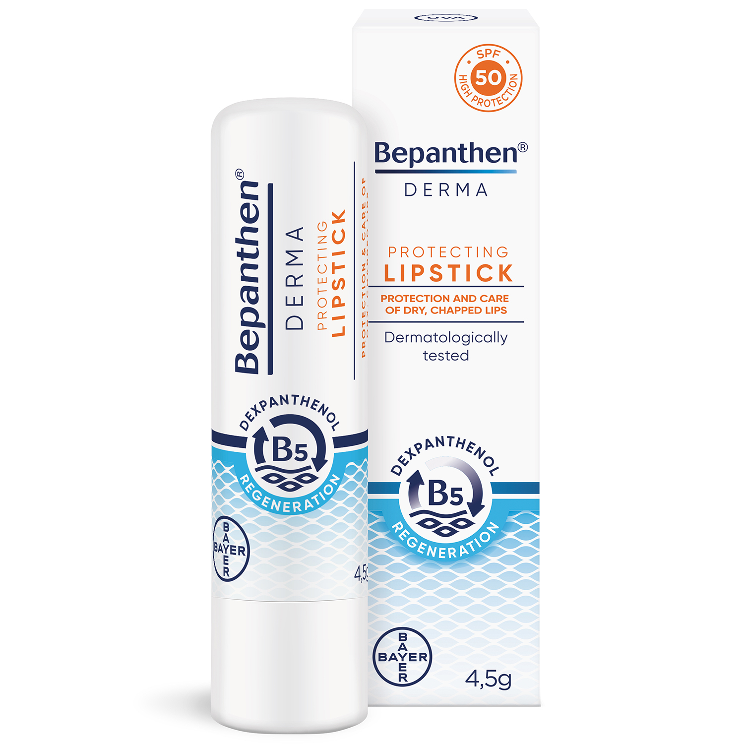 Bepanthen Bepanthen Derma, Lippenstift, SPF 50, 4,5 g — Inhaltsstoffe und Bewertung